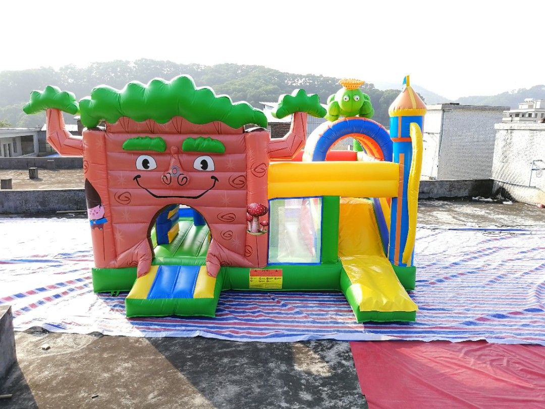 PVC Inflatable Castle Bounce House Slide (Category: Infant Playtime) located in Manila. Submitted by prettyme101395 (Listing ID 1219457085, Image 3). Description: Pre order Customized inflatable PVC material Heavy Duty Brandnew Blower included.