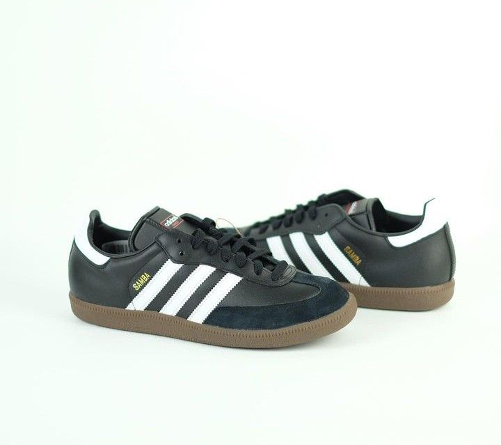 adidas samba black on feet