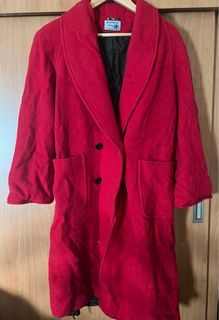 Red trench coat