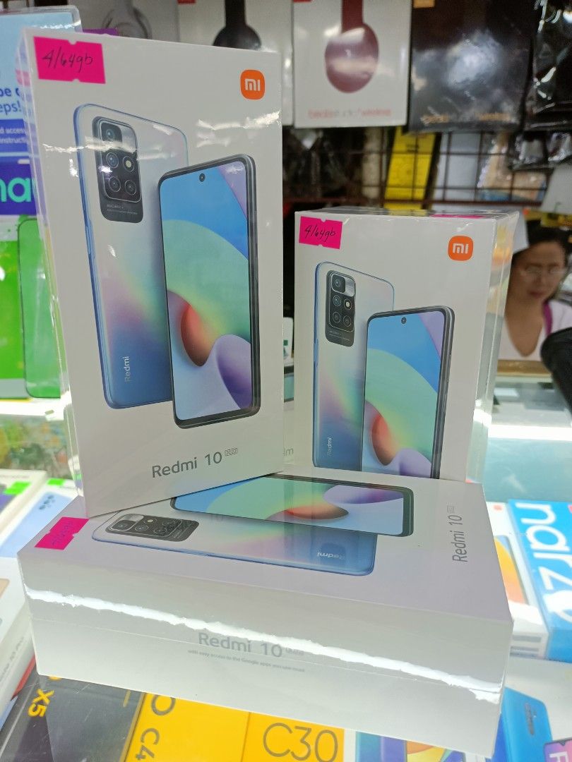 Redmi note 2022 (Category: Xiaomi) located in San Juan City. Submitted by tolskie (Listing ID 1219455324, Image 2). Description: brandnew!!! Redmi 10 2022 carbin gray/pebble white 4/64 global version original sealed 1 year xiaomi warranty.