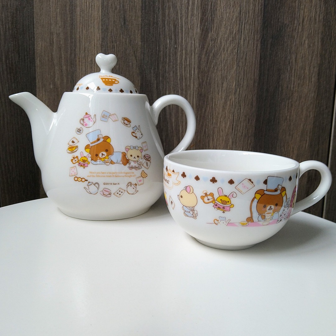 Rilakkuma tea set on sale