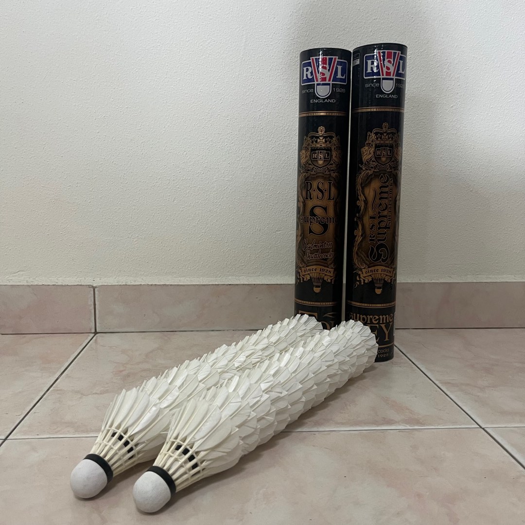RSL Supreme Badminton Shuttlecocks Shuttle [Used], Sports Equipment