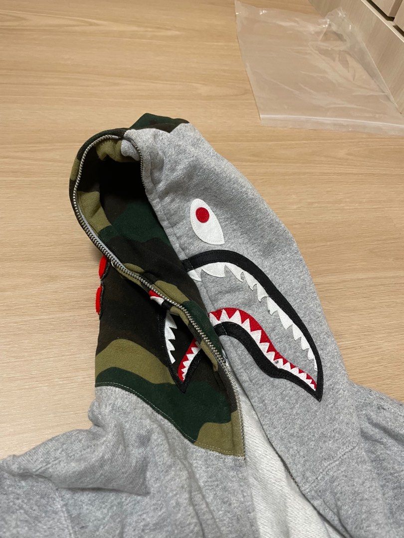 Shark Bape jacket a bathing ape bape Men s Fashion Coats Jackets and Outerwear on Carousell