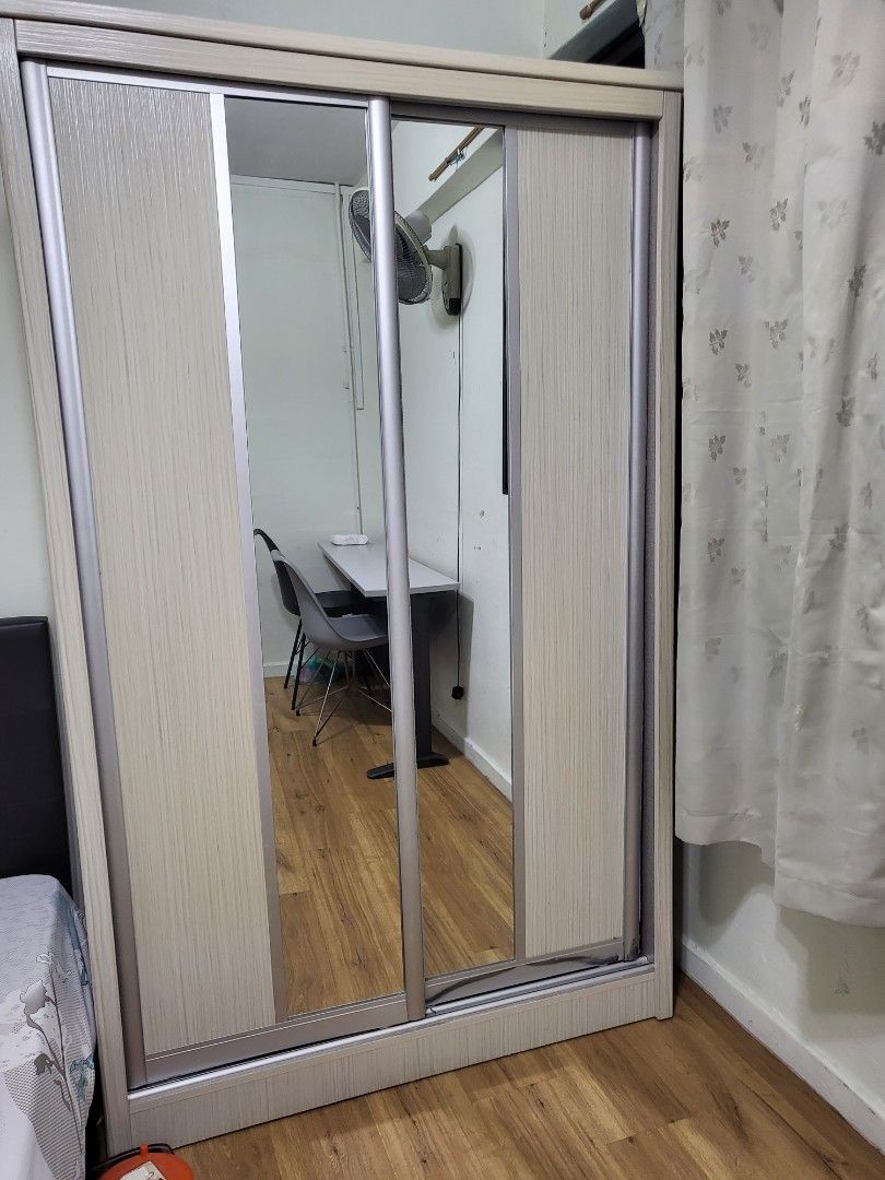 Sliding door wardrobe, Furniture & Home Living, Furniture, Shelves