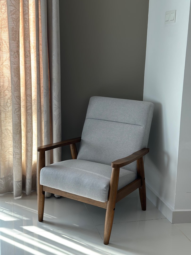 Solid wood arm chair sales