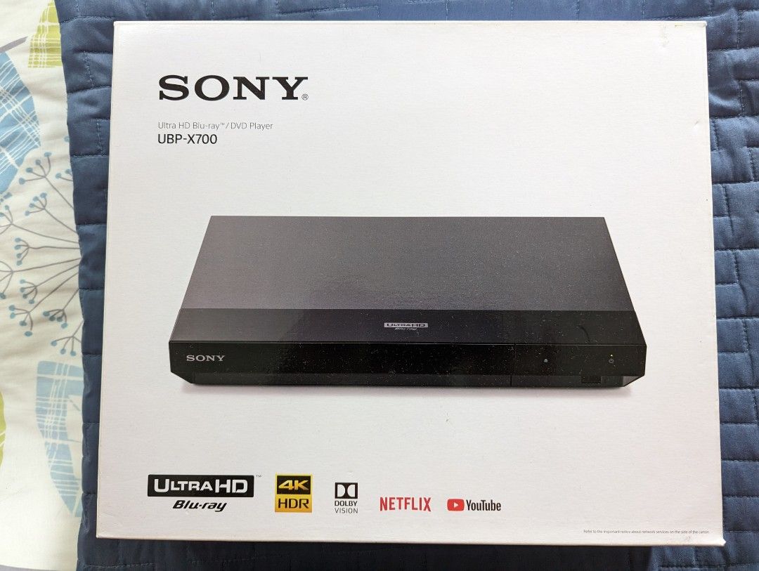 Sony Ultra HD Blu Ray/DVD Player UBPX700, TV & Home Appliances, TV
