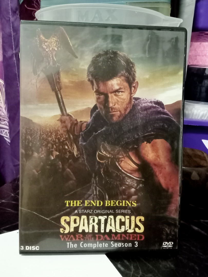 Spartacus DVD, Hobbies & Toys, Music & Media, CDs & DVDs on Carousell