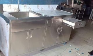 Stainless Cabinet with Sink