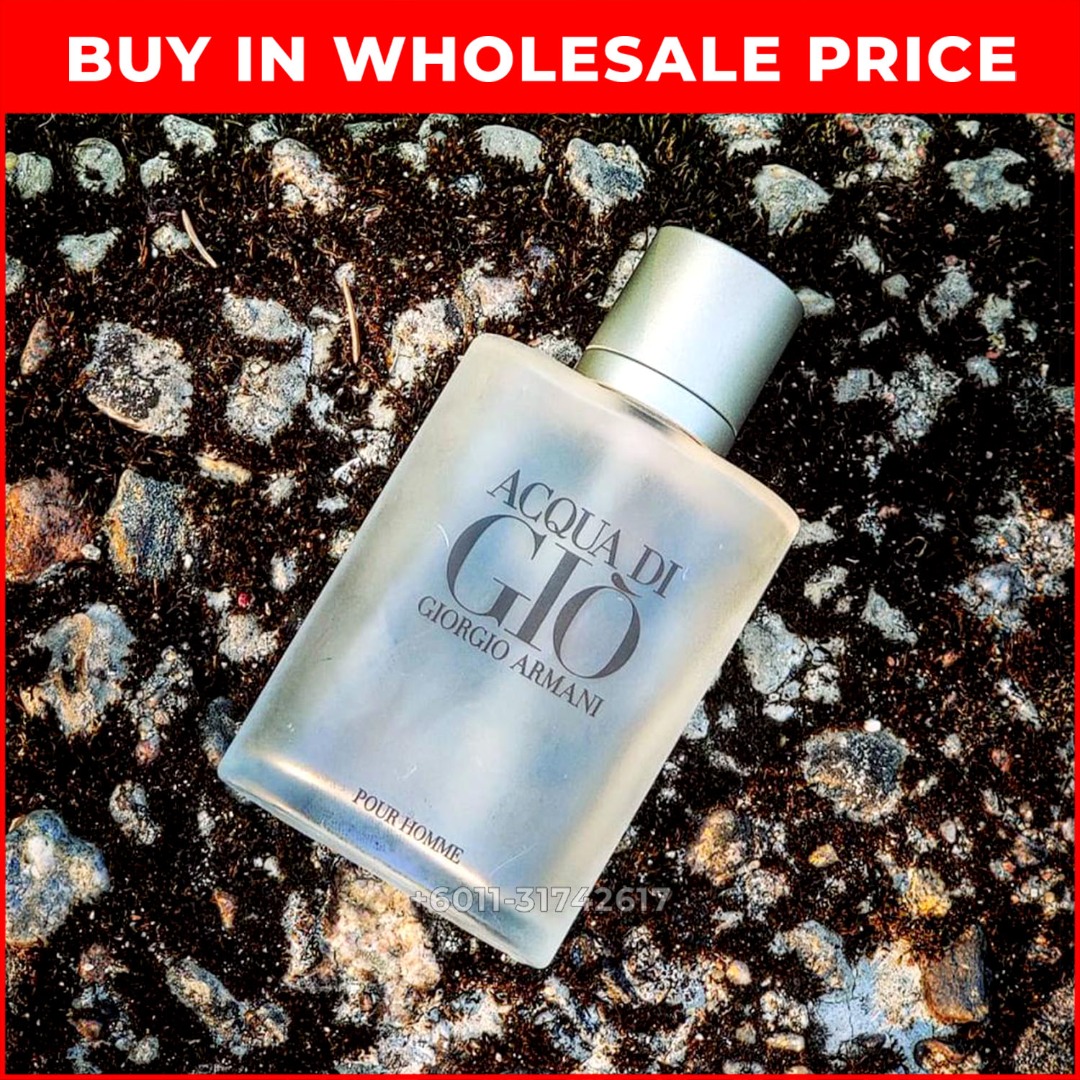 STOCK CLEARANCE] ACQUA DI GIO BY GIORGIO ARMANI POUR HOMME EDT 100ML FOR  MEN, Beauty & Personal Care, Fragrance & Deodorants on Carousell