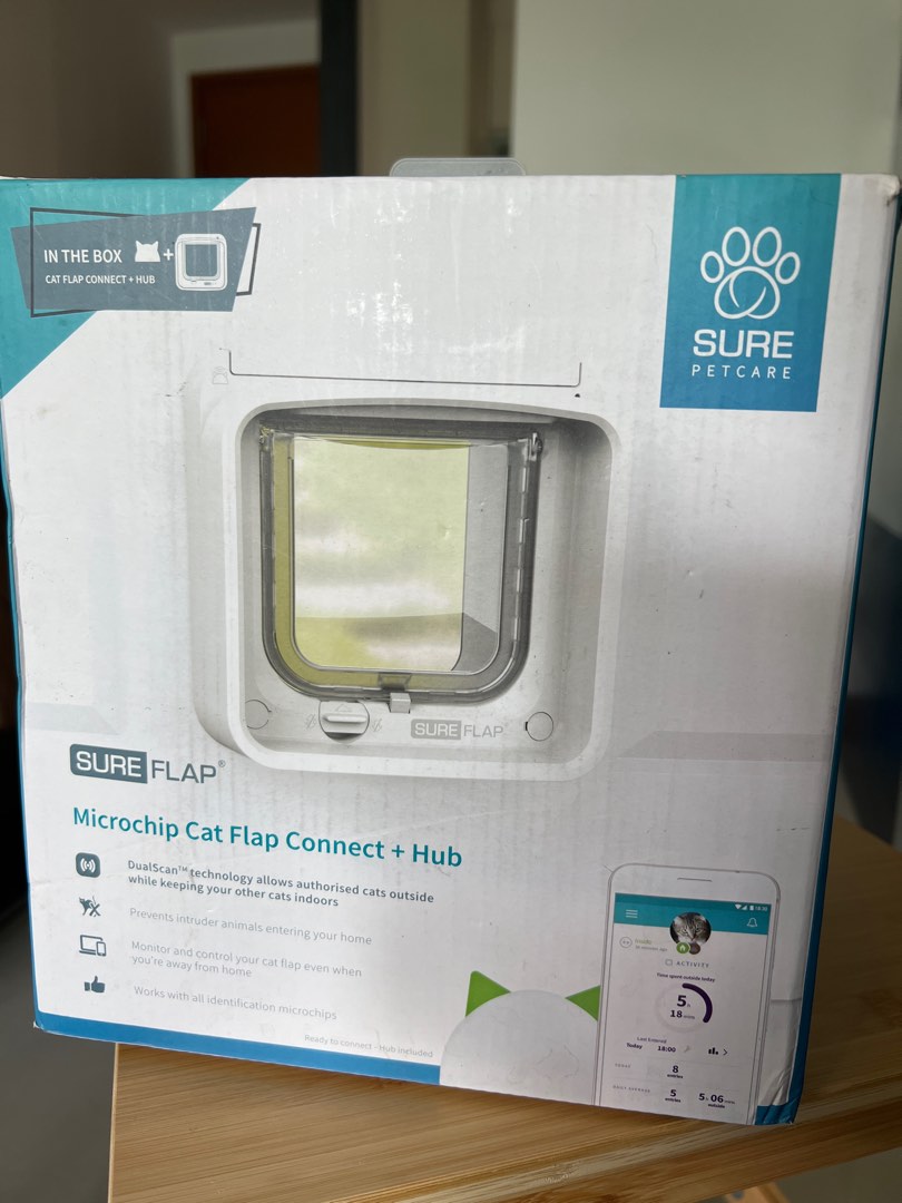 Sureflap Cat Door (no hub), Pet Supplies, Homes & Other Pet Accessories