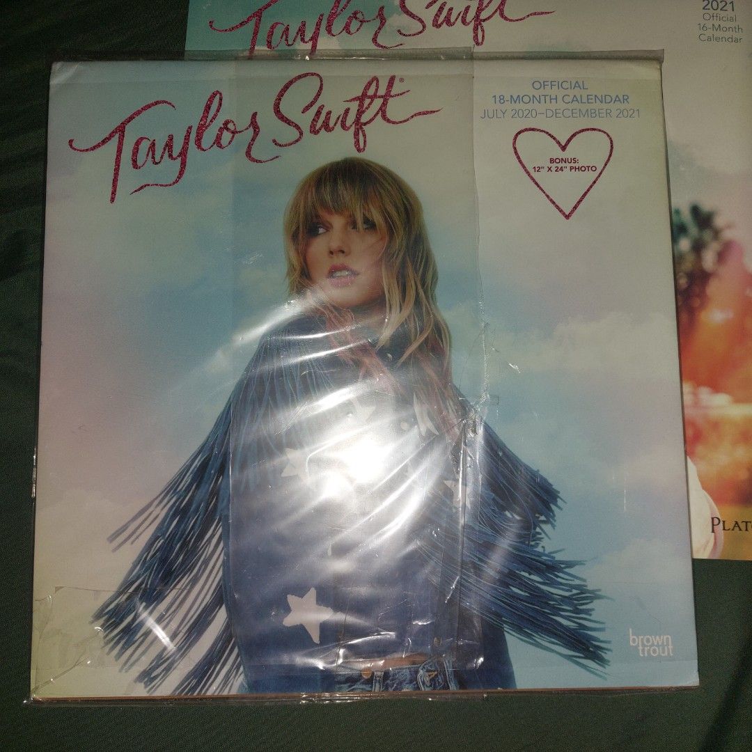 Taylor Swift Lover 18th month calender by brown trout (collection