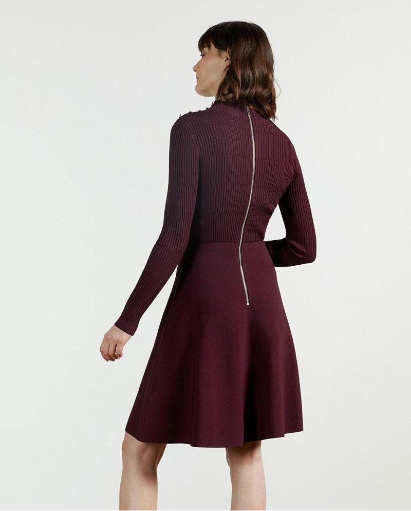 Ted baker wine dress outlet