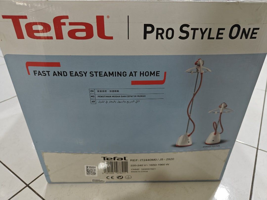 Tefal Pro Style One Steamer, TV & Home Appliances, Irons & Steamers on ...