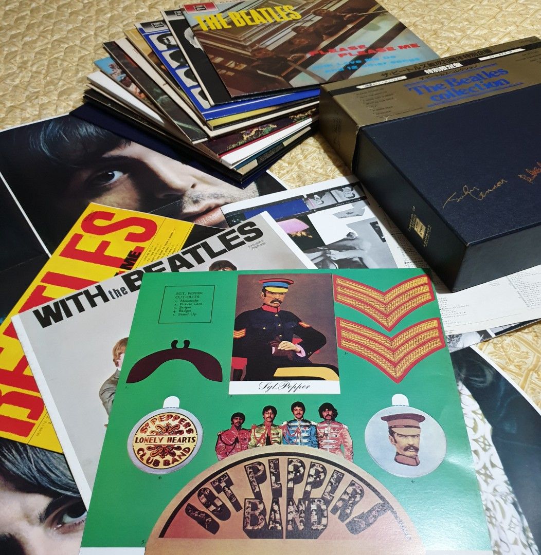 The Beatles LP Boxset Collection with OBi (Category: Vinyls) located in Manila. Submitted by racz03 (Listing ID 1219393166, Image 2). Description: New Arrival... The Beatles LP BOXSET with OBi, 14 LP’s Collection with complete Insert & Posters. 42 Years Old Vinyl Records Collection Under Odeon Records 13 ALBUMS, 14 LP's Mint Condition Japan Pressed Series Number EAS-66010-23 ALBUM LIST 1 Please Please me 2 With The Beatles 3 Hard Days Night 4 The