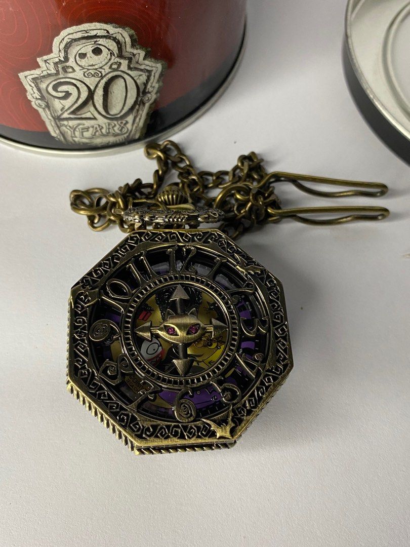 The nightmare before on sale christmas pocket watch