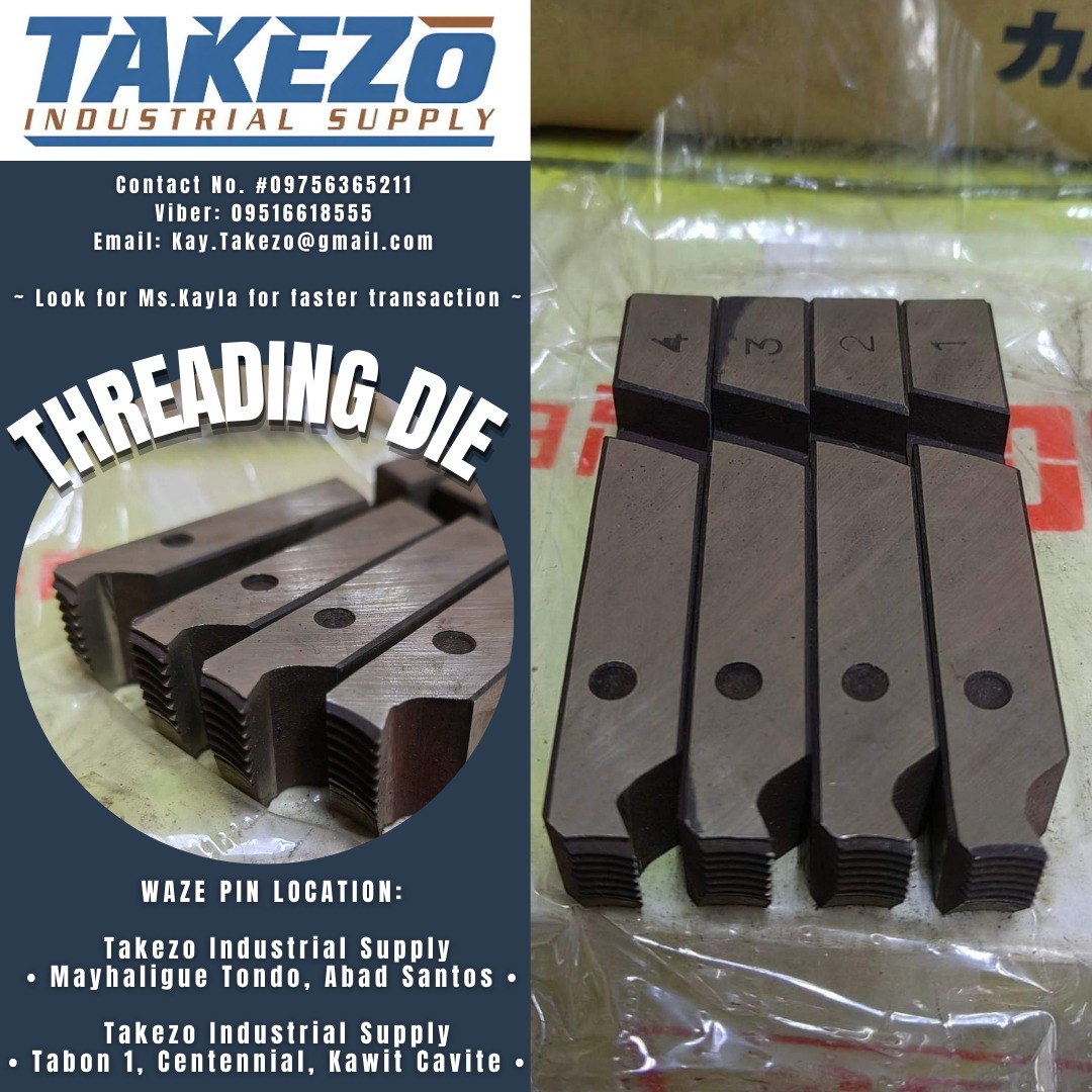 THREADING DIE, Commercial & Industrial, Construction Tools & Equipment ...