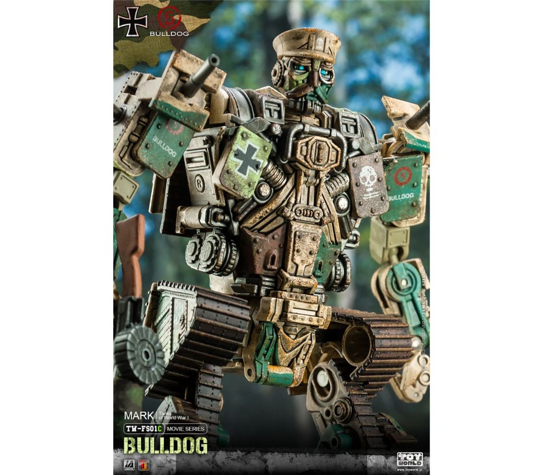 Toyworld TWFS01C Bulldog Transformers Special Version Toy World Action