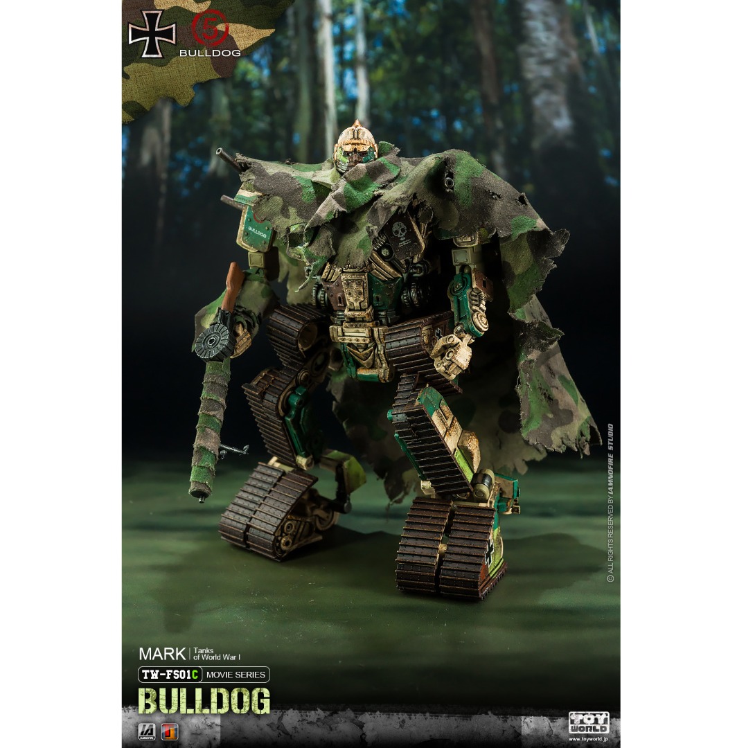 Toyworld TWFS01C Bulldog Transformers Special Version Toy World Action