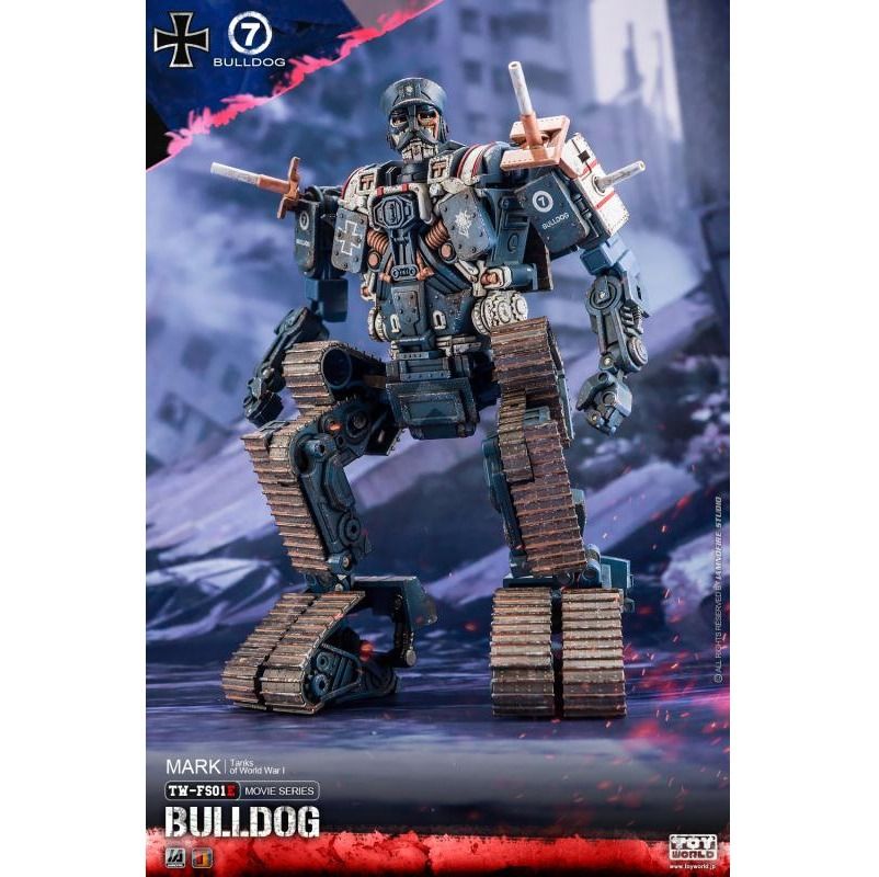 Toyworld TW FS01E WWI Bulldog SS Tank German Mountain Hunter Edititon Transformers Toy Figure