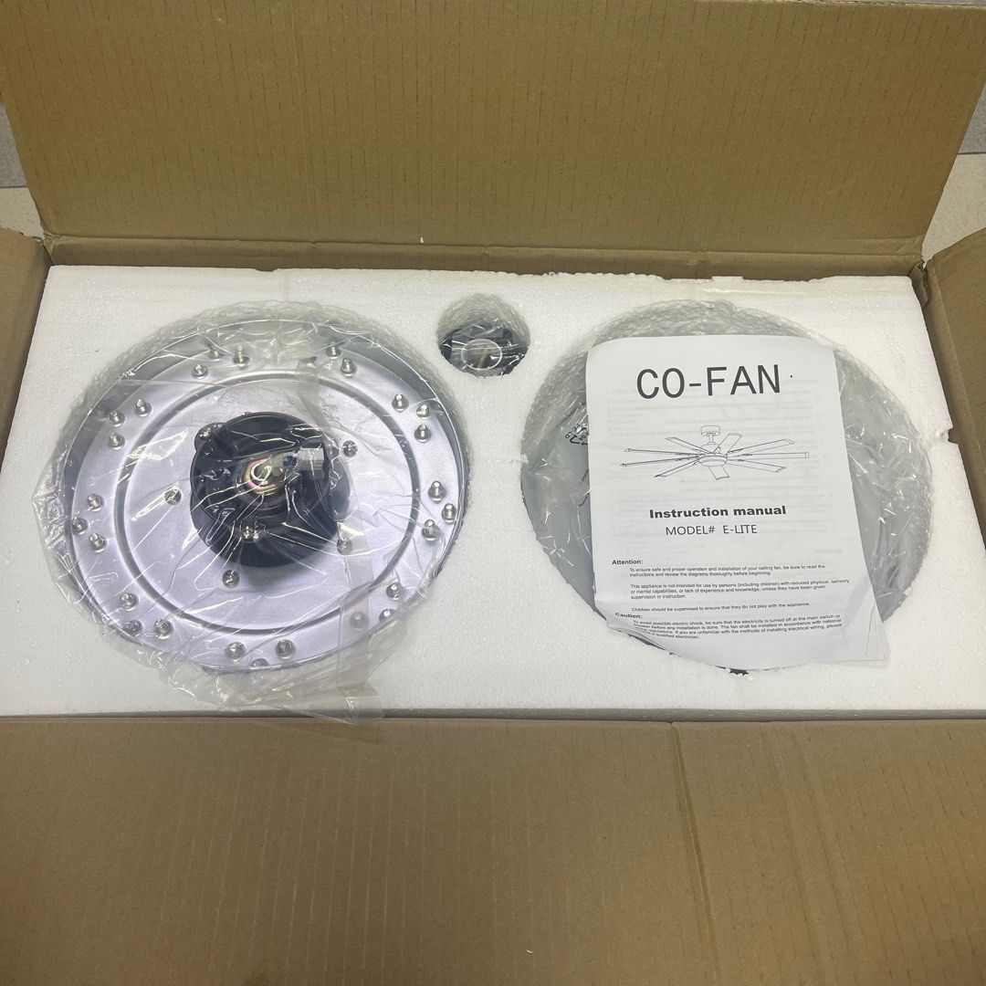 TPFANCO Elite COFan 52"DC LED Ceiling Fan, Furniture & Home Living