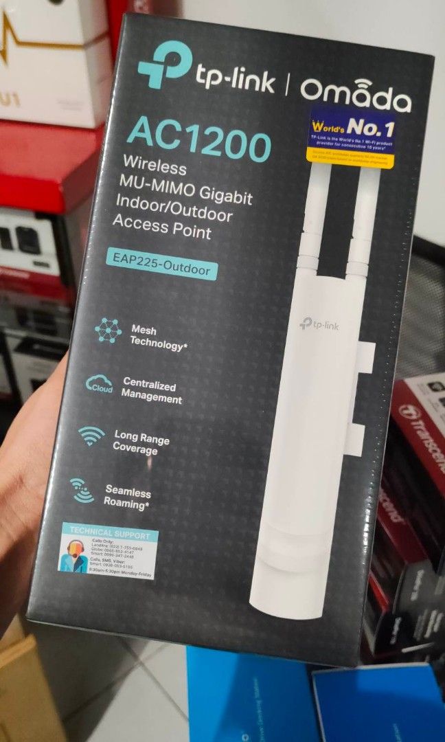 TP-Link EAP225 Outdoor AC1200 Wireless MU-MIMO Gigabit Access Point (Category: Networking) located in Makati City. Submitted by techubstoreandaccessories (Listing ID 1219498215, Image 2). Description: TP-Link EAP225 Outdoor AC1200 Wireless MU-MIMO Gigabit Access Point On Hand! Ready to Ship! DIRECT SUPPLIER❗❗❗BRANDNEW ITEMS❗❗❗ WITH 7DAYS REPLACEMENT FOR FACTORY DEFECTS AND 1YR WARRANTY ❗️2YRS WARRANTY FOR TRANSCEND DASHCAM & BODYCAM ❗️ 🔹️EDIFIER