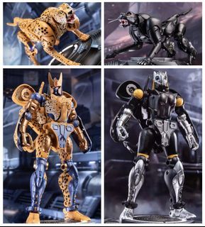 Transformers Boutique Model BW-11 BW11 BW-11B BW11B Mad Panther Warrior (aka NOT Beast Wars MP-34 MP34 Cheetus Cheetor - Orignal / Black Color)(MISB)($66 each or both for $130)