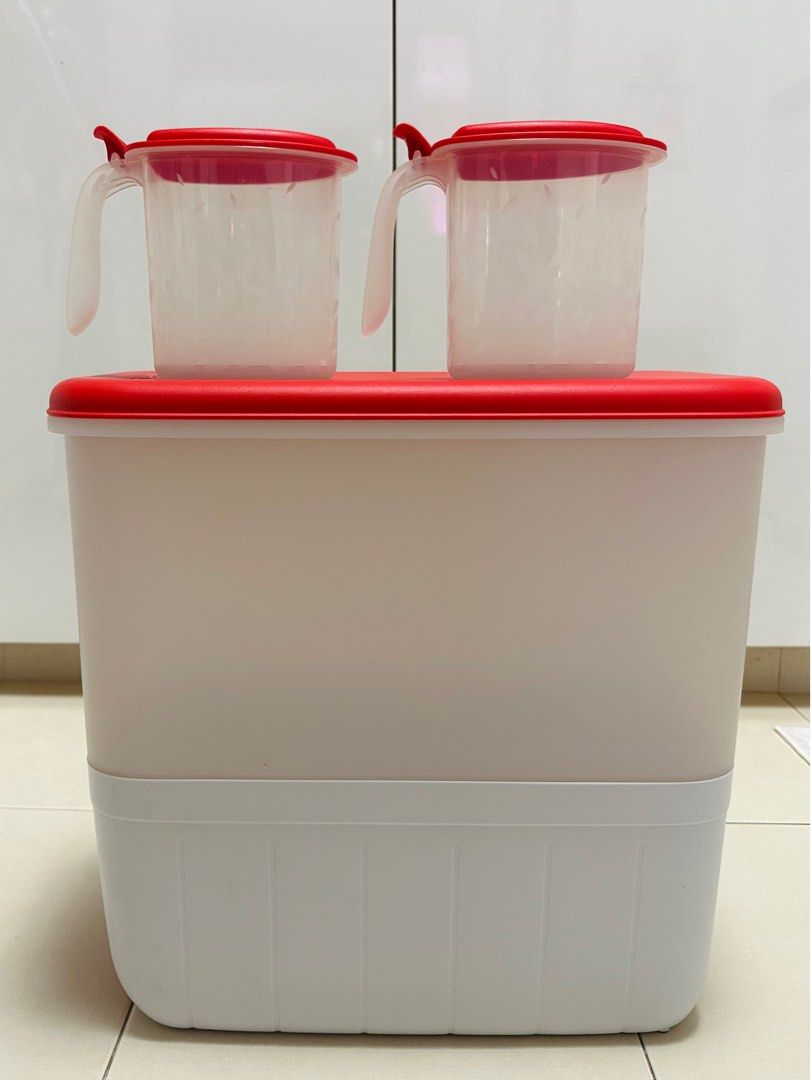 Tupperware rice dispenser, Furniture & Home Living, Kitchenware ...