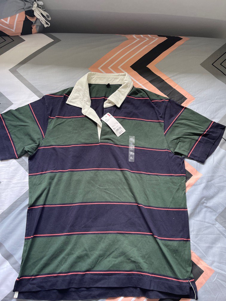 Uniqlo Men's Rugger Long-Sleeve Polo Shirt