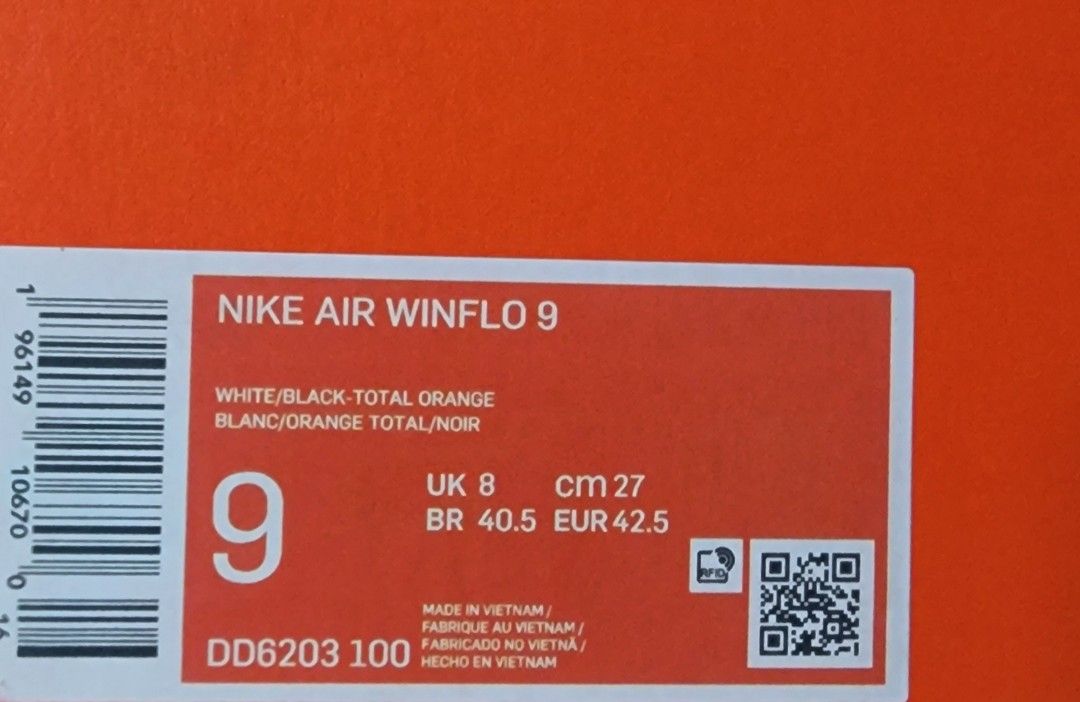 US 9) Nike Men's Air Winflo 9, Men's Fashion, Footwear ...