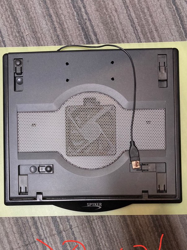 USB Notebook 可調整高度風扇 30x26cm, 電腦＆科技, 電腦周邊及配件, 電腦周邊產品 - Carousell