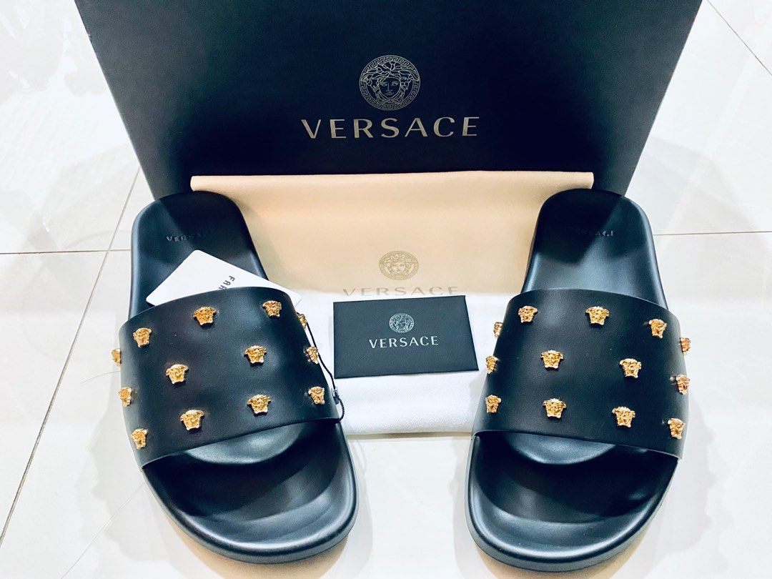 Versace slides medusa discount head