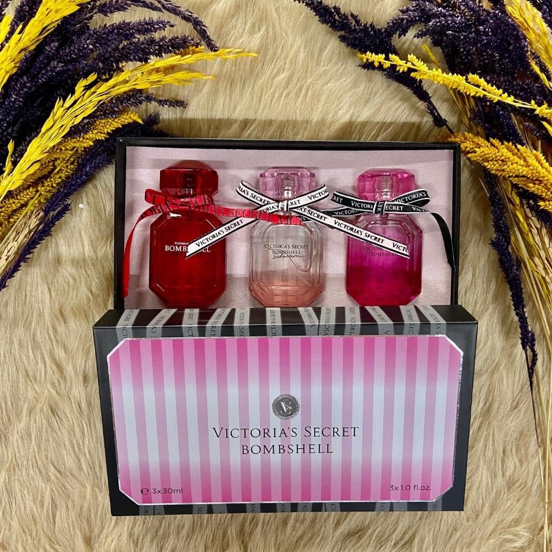 Buy Authentic Victoria's Secret Bombshell Gift set 3X30ml For Women, Discount Prices