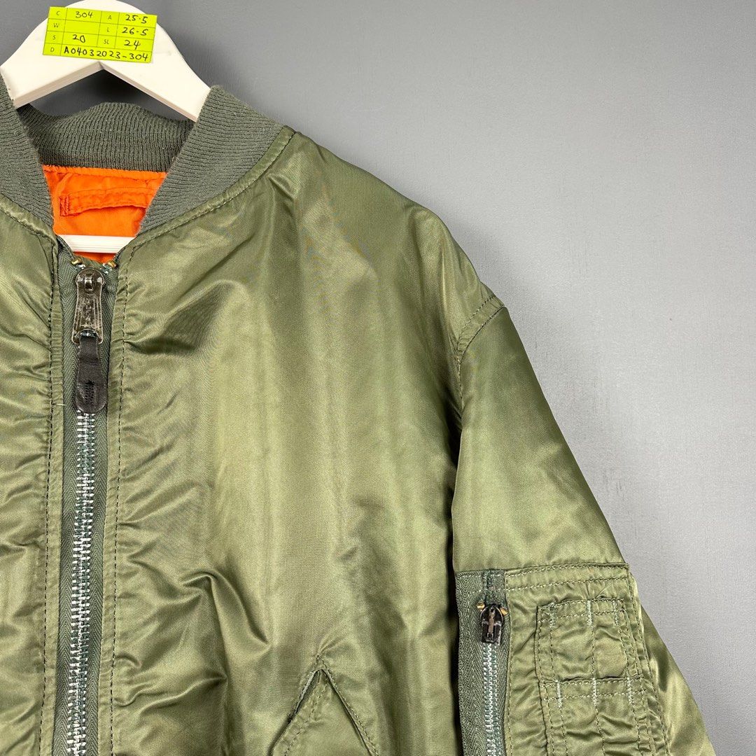 vintage alpha industries Reversible bomber Jacket, Men's Fashion, Coats ...