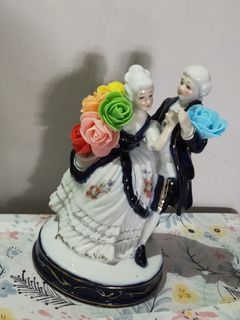 Vintage Premium Porcelain Victoria Figurine Couple
