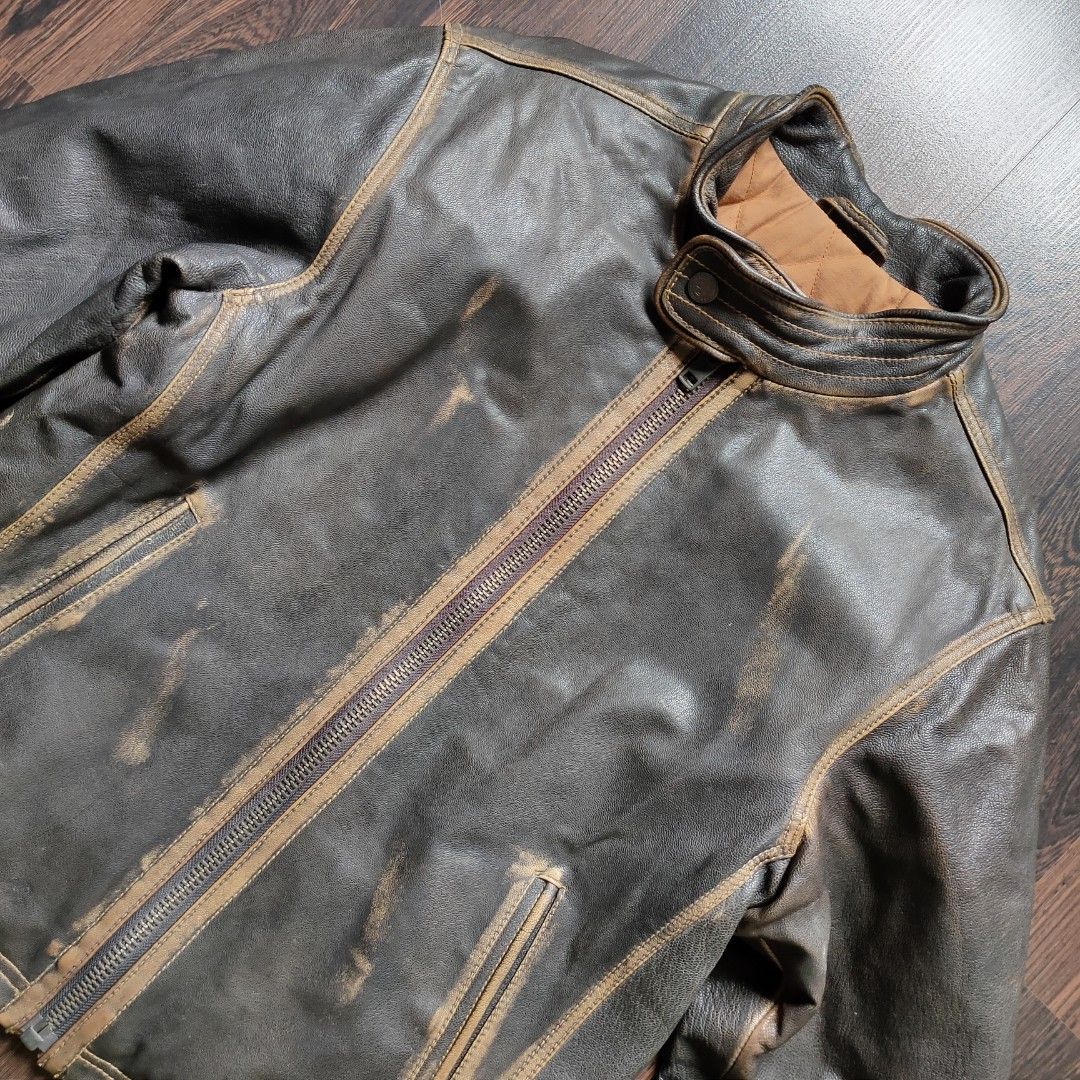 Strellson swiss cross leather jacket 2025