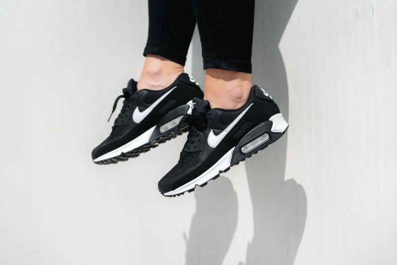 Women s Nike Airmax 90 Black White Women s Fashion Footwear