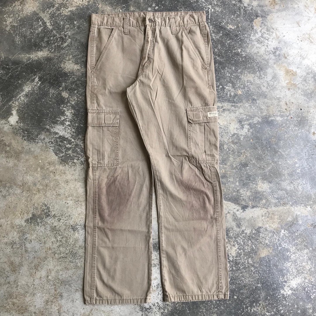 Wrangler Straight Cutting Cargo Pants, Men's Fashion, Bottoms, Trousers on  Carousell