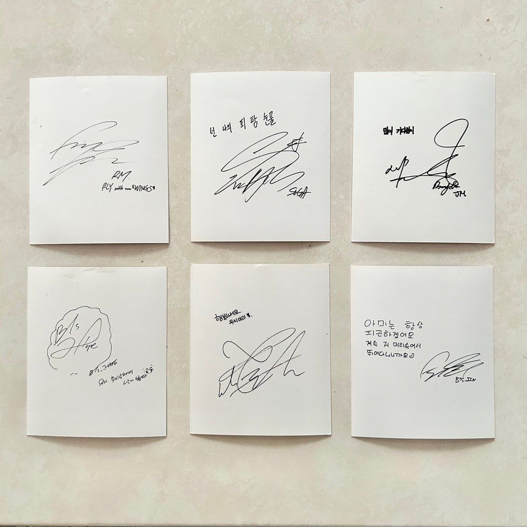 [WTS] BTS WINGS PHOTOCARDS, Hobbies & Toys, Memorabilia