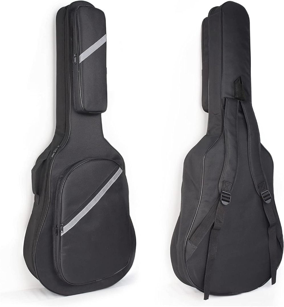 YOUEON 41 Inch Acoustic Guitar Bag Acoustic Guitar Case 2 Pockets