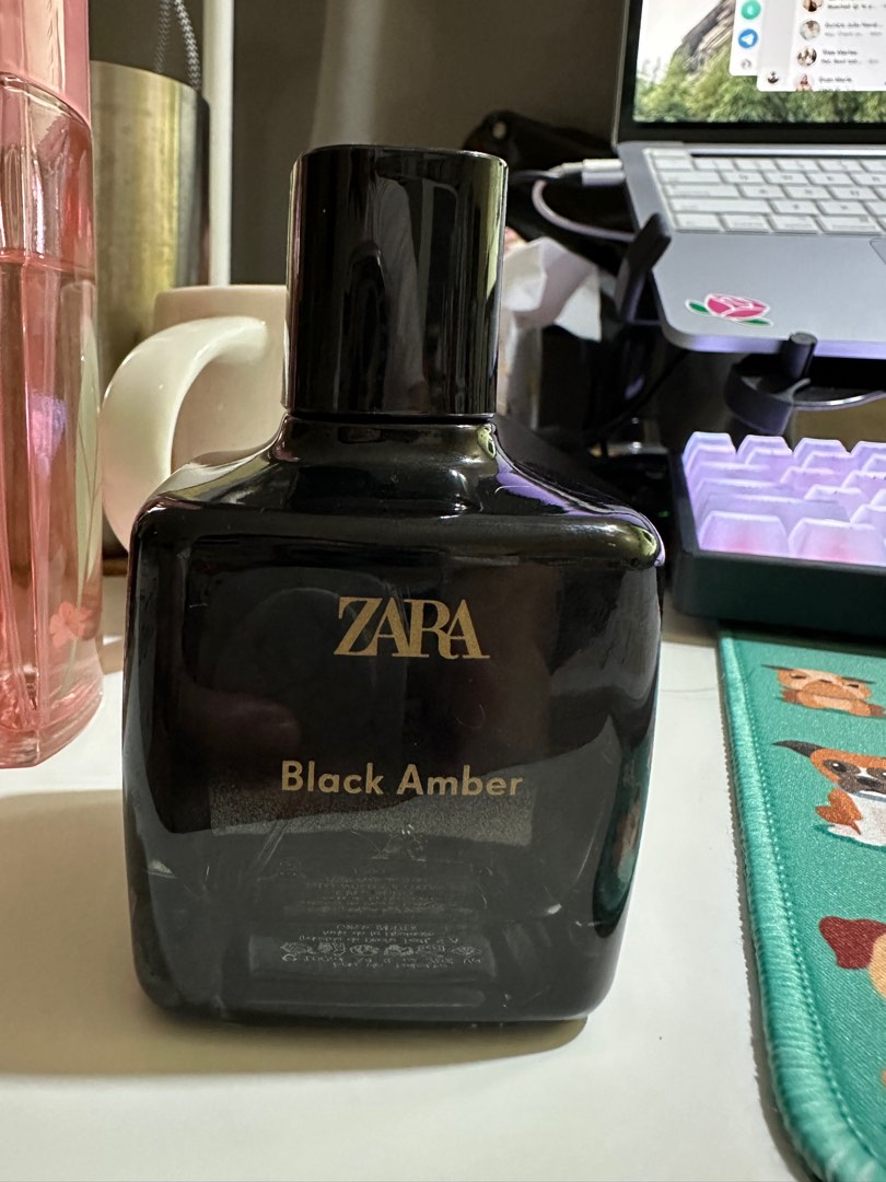 Zara Black Amber, Beauty & Personal Care, Fragrance & Deodorants on Carousell