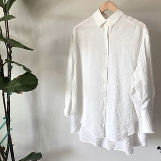 Zara poplin kemeja putih