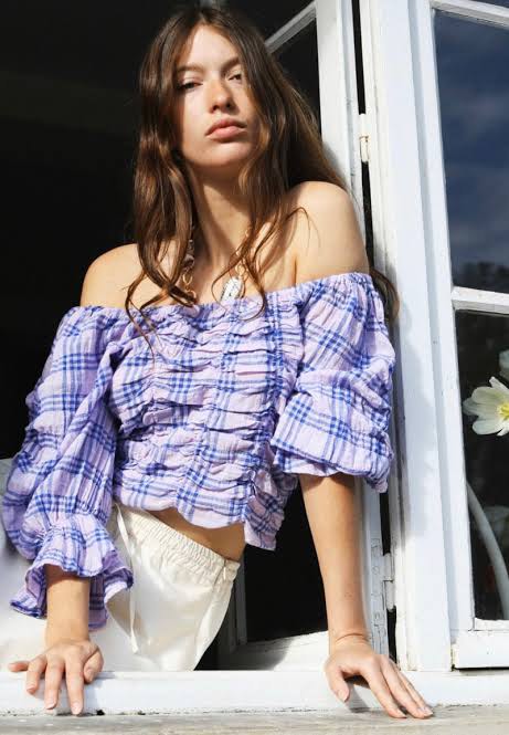 Smock sales top zara