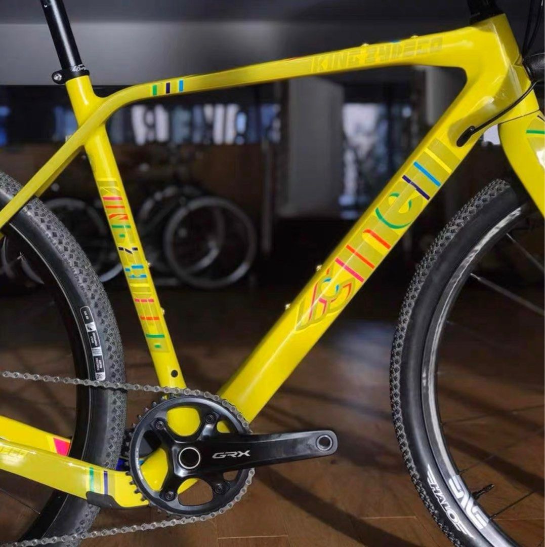 2023 cinelli zydeco yellow frameset 2988 gravel carbon frameset