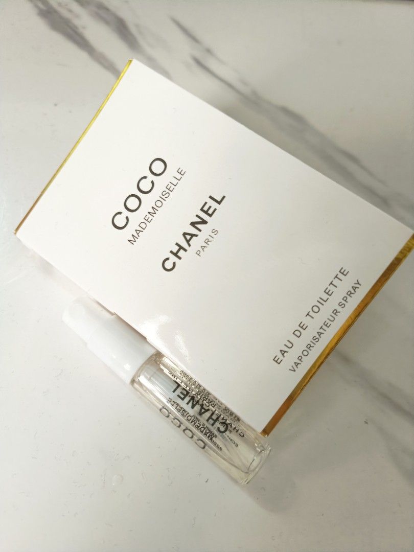 2ml Coco Mademoiselle Chanel Perfume card spray sample, Beauty