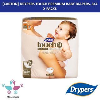 3 packets Drypers Touch for Sale