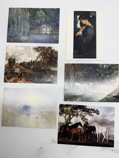 6 Rare Vintage Postcard Prints  | Frameable Prints  |