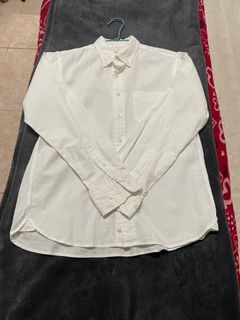 無印良品白色襯衫兩件