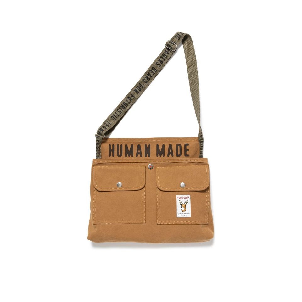 ナチュラルネイビー HUMAN MADE CARPENTERS BAG LARGE(SIZE F