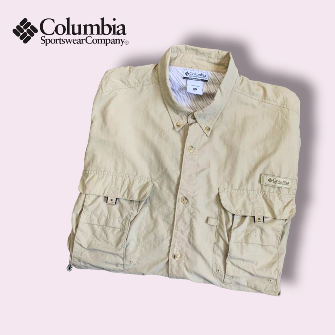 Columbia fishing shirt PFG, Men's Fashion, Activewear on Carousell