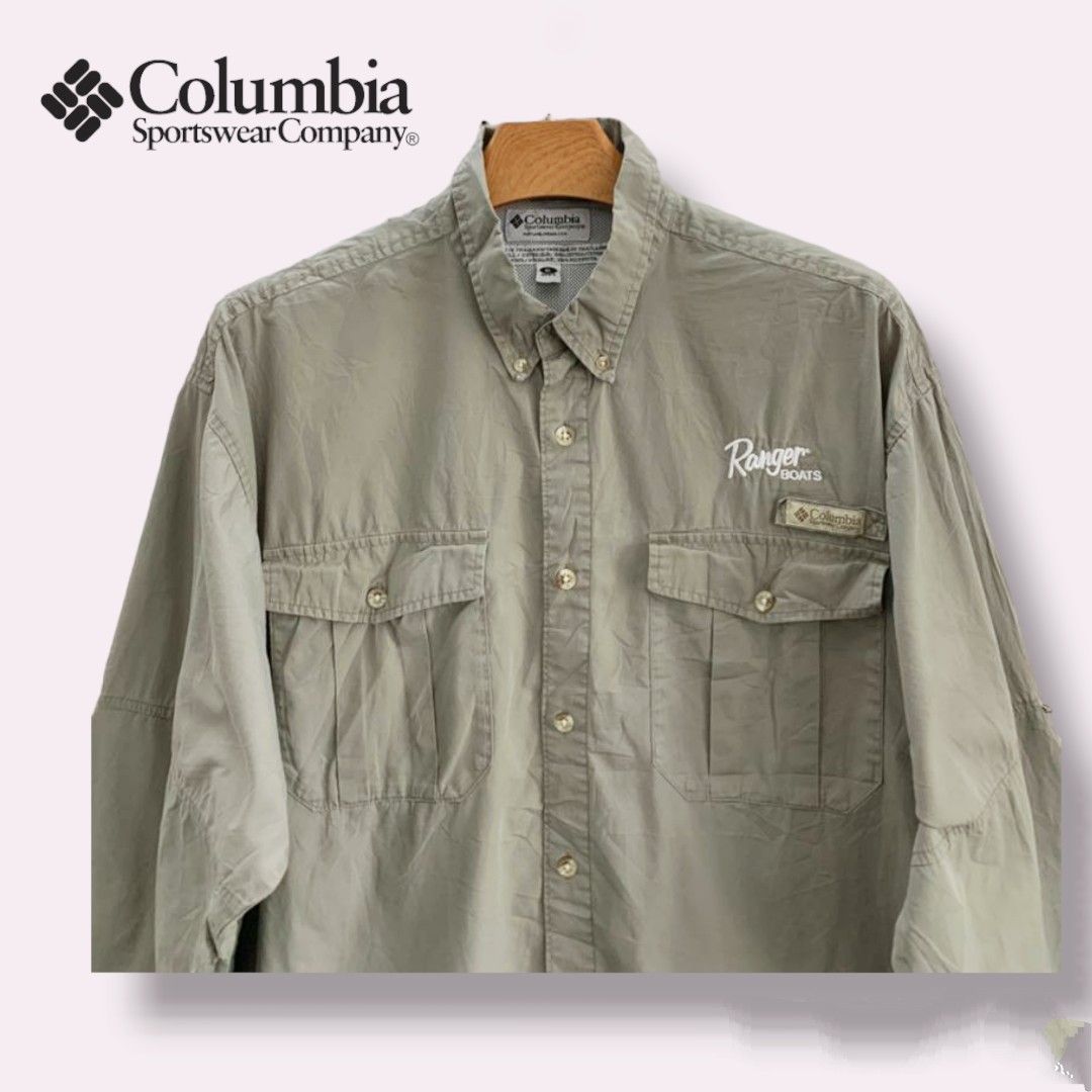 💯 Authentic COLUMBIA Sportswear Ranger Boat BFG Fishing Shirt. Size XL,  Men's Fashion, Activewear on Carousell